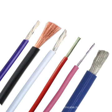 Silicone Rubber Single Core Flexible Electrical Copper Wire Cable  0.1mm 0.15mm 0.2mm 0.25mm 0.3mm 0.4mm 0.5mm 0.6mm 0.7mm 0.8mm